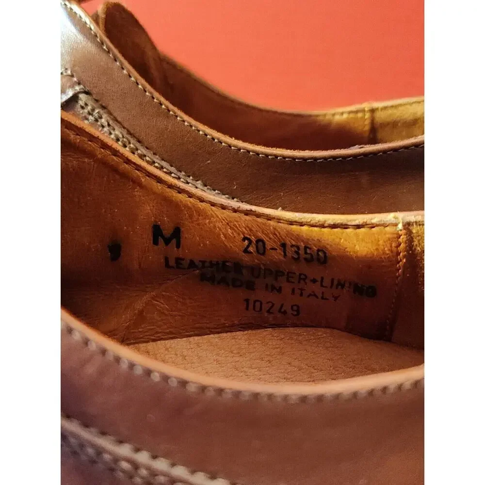Johnston & Murphy Passport Mens Oxfords Size 9 M Brown Leather 20-1350 Shoes